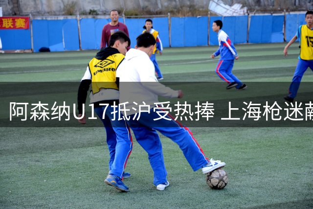 阿森纳U17抵沪受热捧 上海枪迷献创意Q版恐龙画
